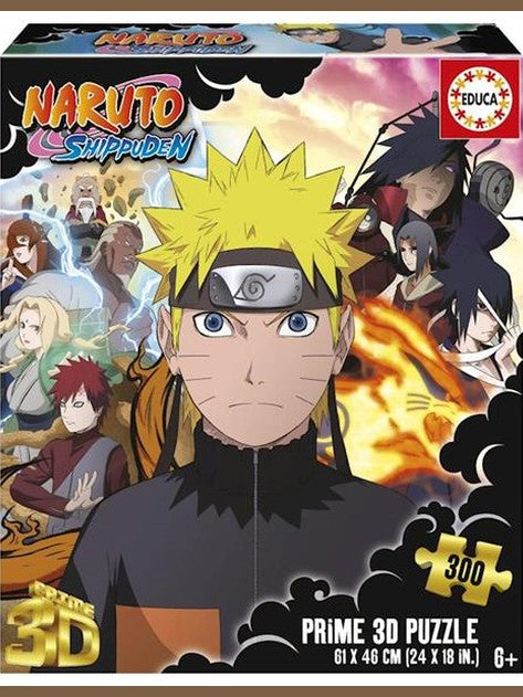 Puzzle Naruto Shippuden 3D Lenticular 300 piezas