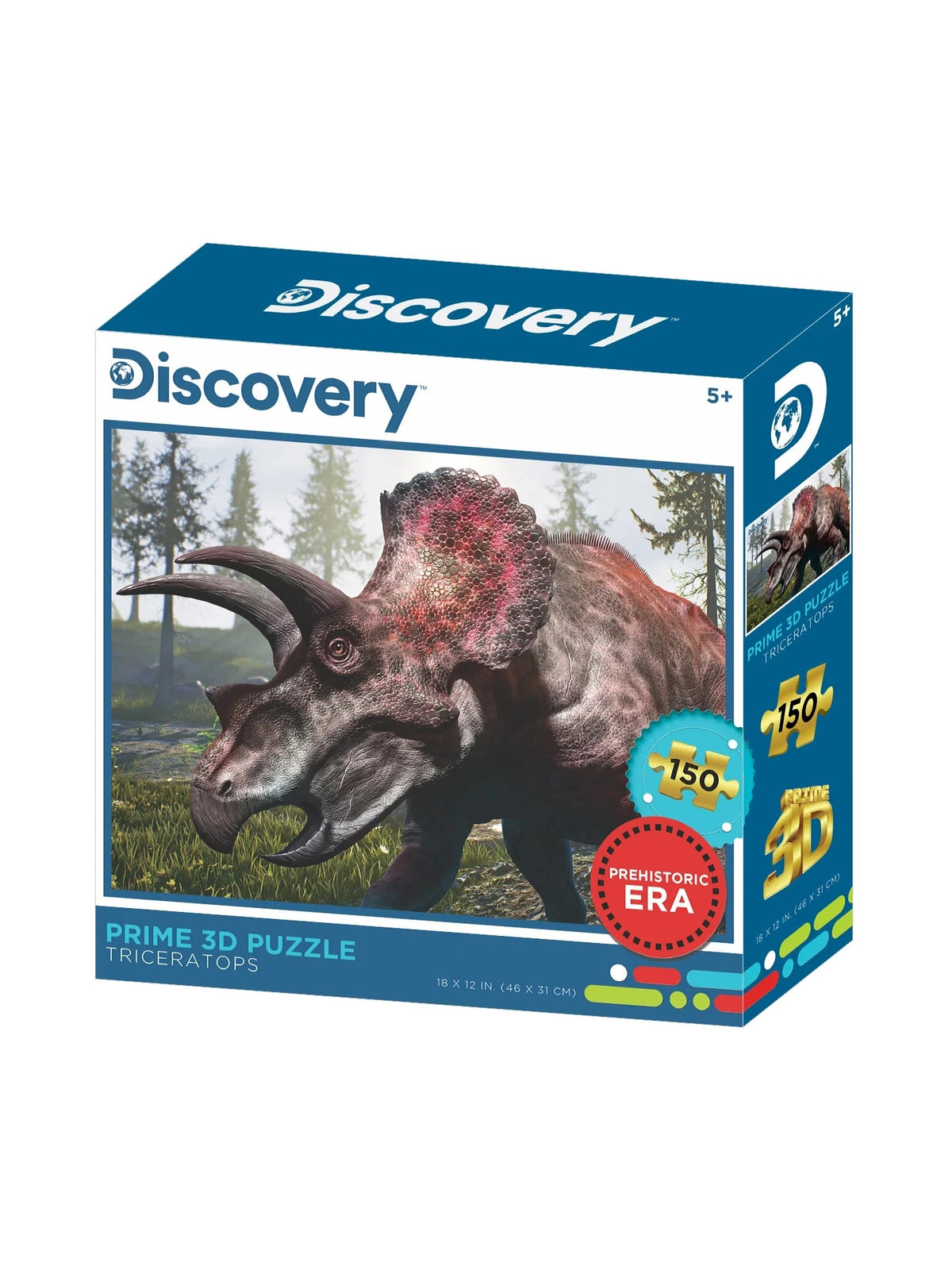 Prime 3D Discovery Triceratops Puzzle