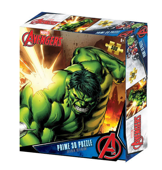 Marvel Avengers 3D Hulk-500 piece
