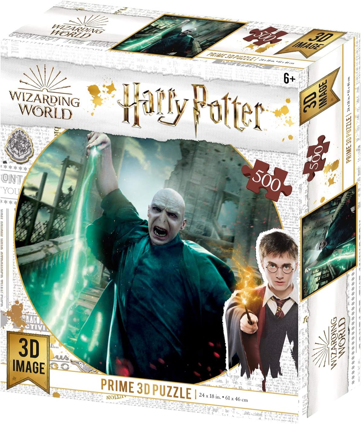 Harry Potter 3D Image Puzzle 500pc Voldemort