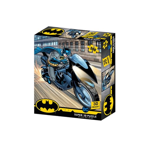 DC Comics: Batman Prime 3D image Puzzle – Bat Cycle (500 pieces) 61 x 64cm
